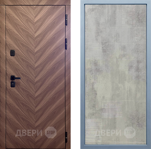 Входная металлическая Дверь Дива МД-98 Д-4 Бетон темный в Ивантеевке