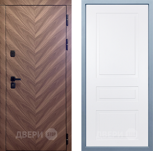Входная металлическая Дверь Дива МД-98 Н-13 Белый в Ивантеевке