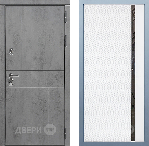 Входная металлическая Дверь Дива МД-48 МХ-47 Белый матовый в Ивантеевке