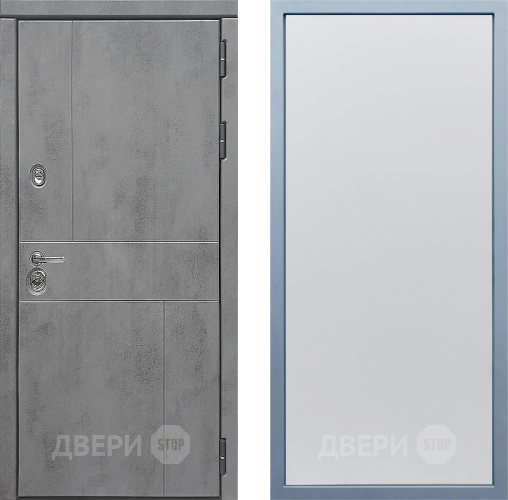 Входная металлическая Дверь Дива МД-48 Н-1 Белый в Ивантеевке