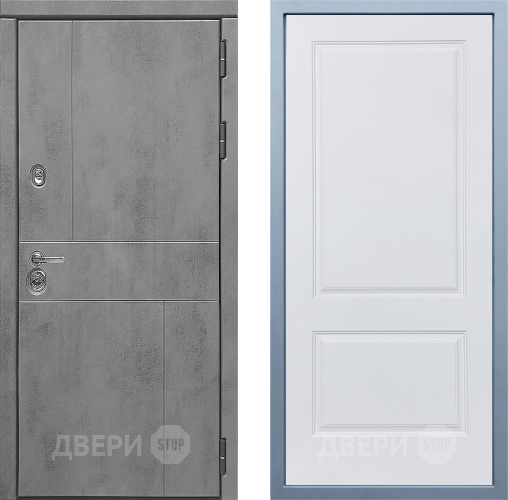Входная металлическая Дверь Дива МД-48 Д-7 Белый в Ивантеевке