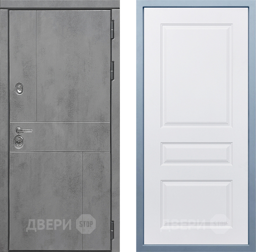 Входная металлическая Дверь Дива МД-48 Д-13 Белый в Ивантеевке