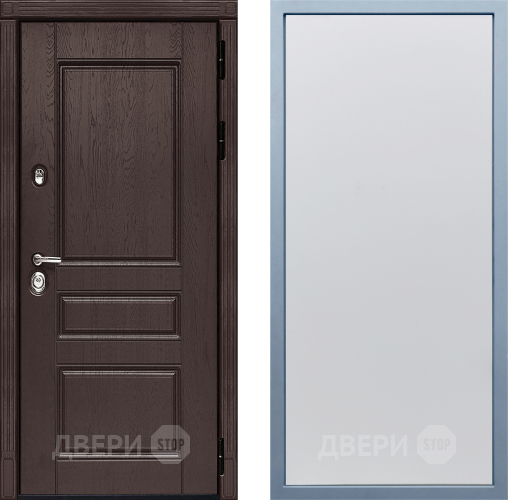 Входная металлическая Дверь Дива МД-90 Н-1 Белый в Ивантеевке