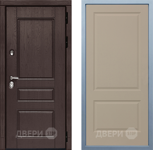 Входная металлическая Дверь Дива МД-90 Д-7 Шампань в Ивантеевке