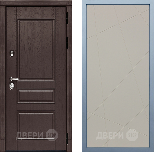 Входная металлическая Дверь Дива МД-90 Д-11 Шампань в Ивантеевке