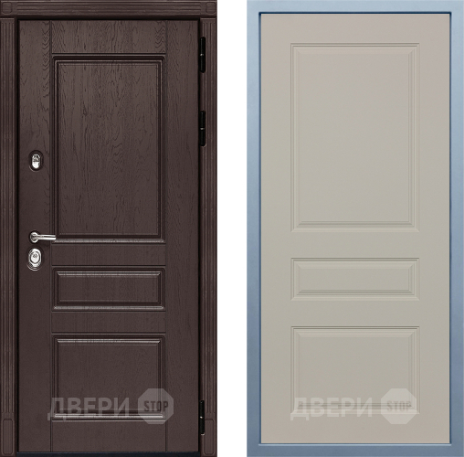 Входная металлическая Дверь Дива МД-90 Д-13 Шампань в Ивантеевке