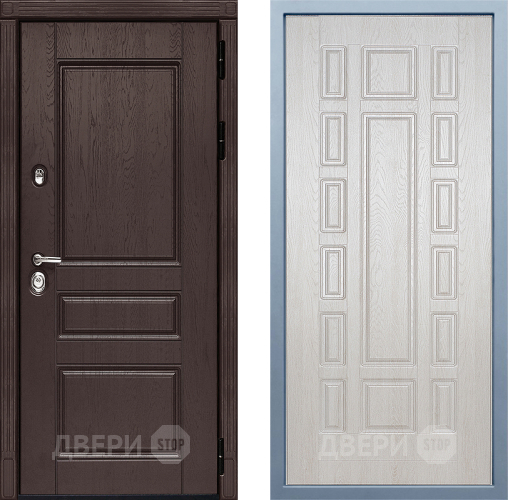 Входная металлическая Дверь Дива МД-90 М-2 Дуб филадельфия крем в Ивантеевке