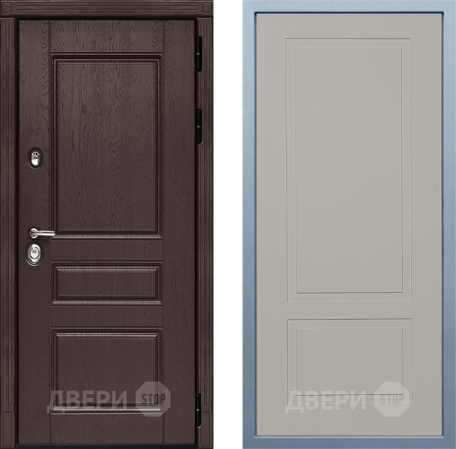 Входная металлическая Дверь Дива МД-90 Н-7 Шампань в Ивантеевке
