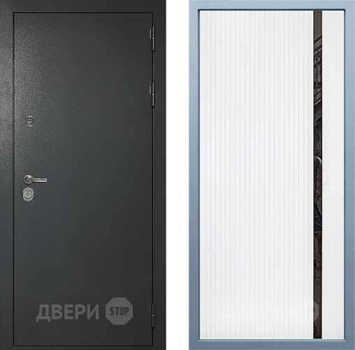 Входная металлическая Дверь Дива МД-40 Титан МХ-46 Белый матовый в Ивантеевке