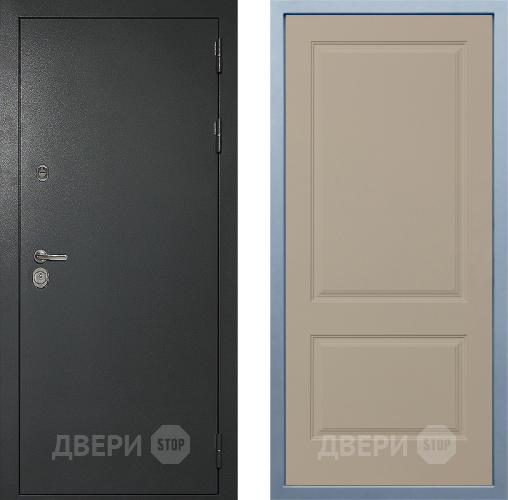 Входная металлическая Дверь Дива МД-40 Титан Д-7 Шампань в Ивантеевке