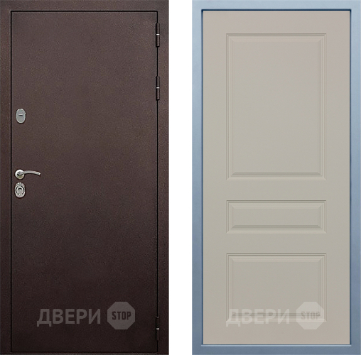Входная металлическая Дверь Дива МД-40 Медь Д-13 Шампань в Ивантеевке