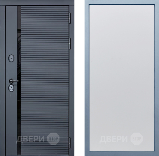 Входная металлическая Дверь Дива МХ-45 STR Н-1 Белый в Ивантеевке