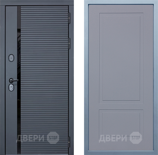 Входная металлическая Дверь Дива МХ-45 STR Н-7 Силк Маус в Ивантеевке
