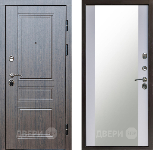 Дверь Престиж Классика Венге Зеркало Белый софт в Ивантеевке