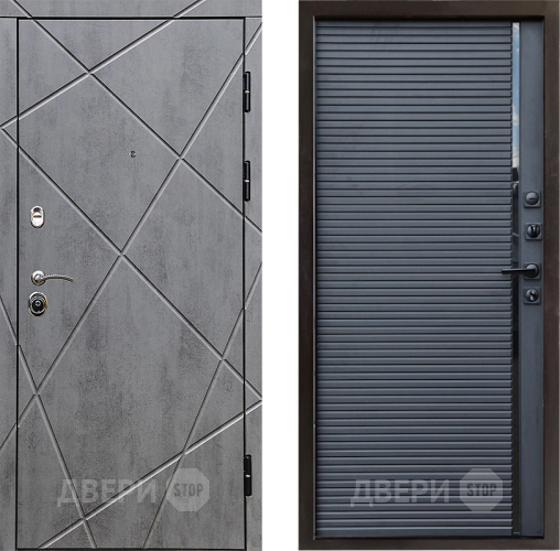Дверь Престиж Лучи Porte Черный кварц в Ивантеевке
