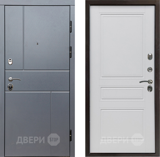 Дверь Престиж Горизонт Грэй Классика Белый матовый в Ивантеевке