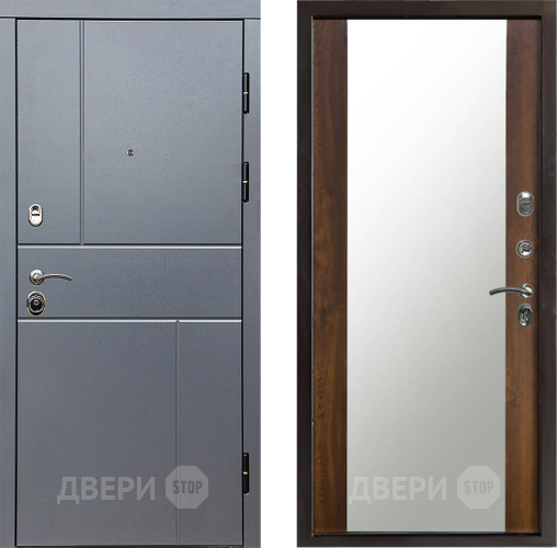 Дверь Престиж Горизонт Грэй Зеркало Дуб в Ивантеевке