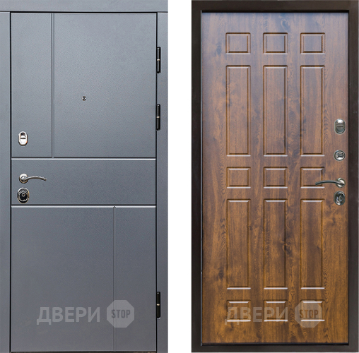 Входная металлическая Дверь Престиж Горизонт Грэй Спарта Дуб в Ивантеевке