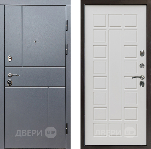 Входная металлическая Дверь Престиж Горизонт Грэй Престиж Бежевый мат в Ивантеевке