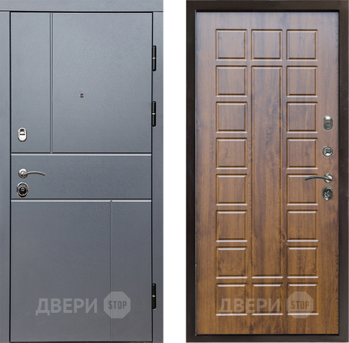 Входная металлическая Дверь Престиж Горизонт Грэй Престиж Дуб в Ивантеевке