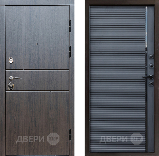 Входная металлическая Дверь Престиж Горизонт Венге Porte Черный кварц в Ивантеевке