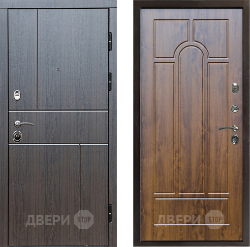 Входная металлическая Дверь Престиж Горизонт Венге Арка Дуб в Ивантеевке