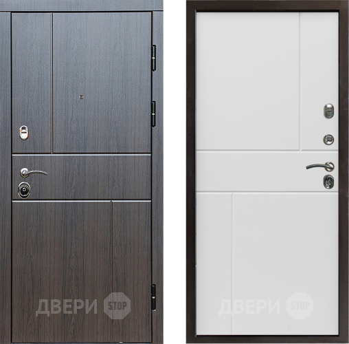 Входная металлическая Дверь Престиж Горизонт Венге Горизонт Бетон белый в Ивантеевке