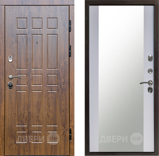 Дверь Престиж Стандарт Зеркало Белый софт в Ивантеевке