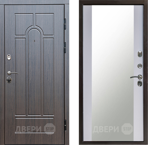 Дверь Престиж Арка Зеркало Белый софт в Ивантеевке