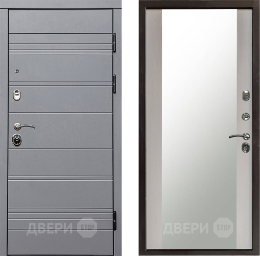 Дверь Престиж Линия Грэй Зеркало Лиственница белая в Ивантеевке