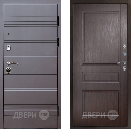 Входная металлическая Дверь Престиж Линия Браун Классика Венге в Ивантеевке