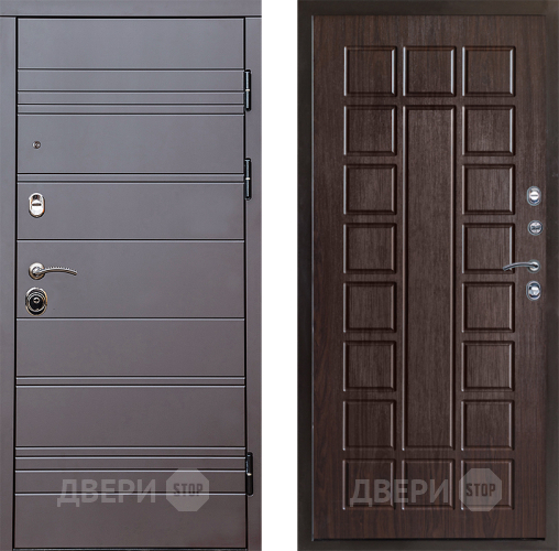 Входная металлическая Дверь Престиж Линия Браун Престиж Венге в Ивантеевке