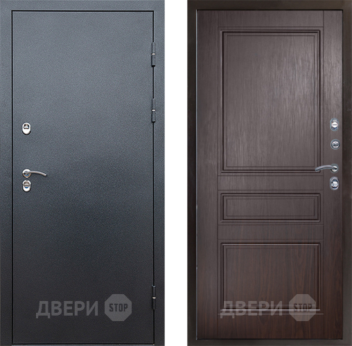 Входная металлическая Дверь Престиж TERMO с терморазрывом Снегирь Серебро Классика Венге в Ивантеевке