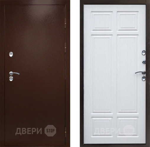 Входная металлическая Дверь Престиж TERMO с терморазрывом Снегирь Медь Премиум Лиственница белая в Ивантеевке