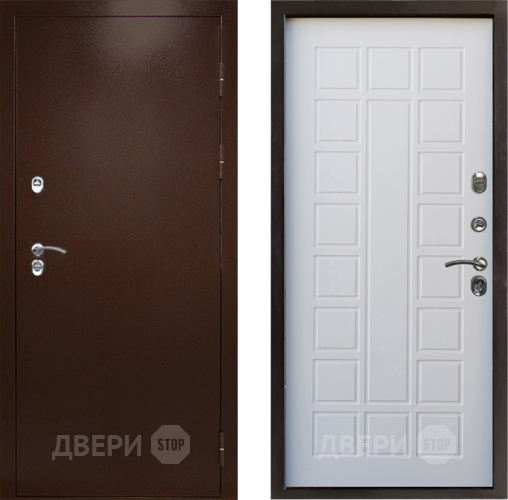 Дверь Престиж TERMO с терморазрывом Снегирь Медь Престиж Белое дерево в Ивантеевке