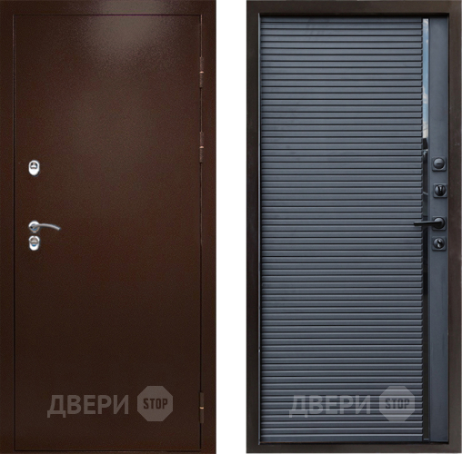 Дверь Престиж TERMO с терморазрывом Снегирь Медь Porte Черный кварц в Ивантеевке