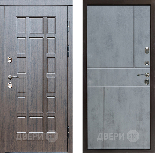 Дверь Престиж TERMO с терморазрывом Престиж Горизонт Бетон темный в Ивантеевке