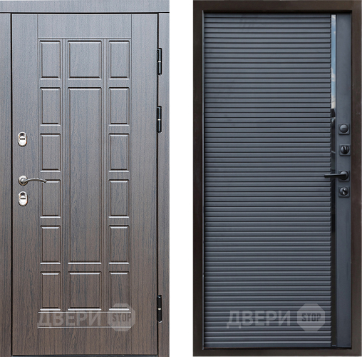 Дверь Престиж TERMO с терморазрывом Престиж Porte Черный кварц в Ивантеевке