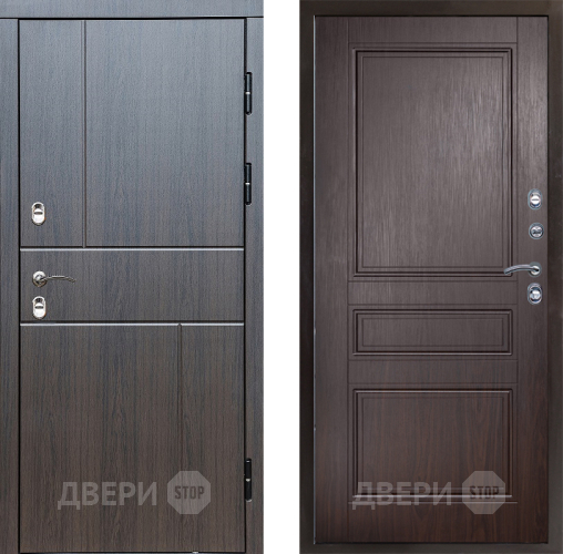 Входная металлическая Дверь Престиж TERMO с терморазрывом Горизонт Венге Классика Венге в Ивантеевке