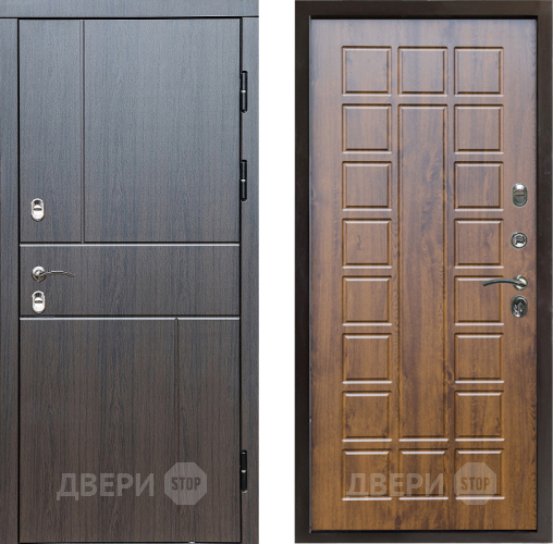Входная металлическая Дверь Престиж TERMO с терморазрывом Горизонт Венге Престиж Дуб в Ивантеевке