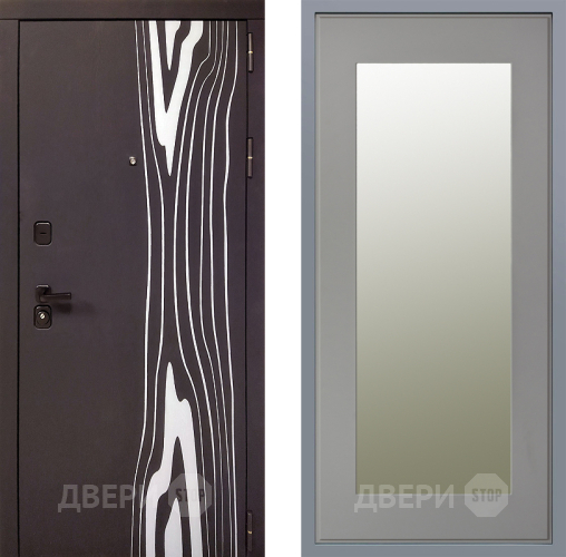 Дверь Заводские двери Леванте Зеркало Модерн Грей софт в Ивантеевке