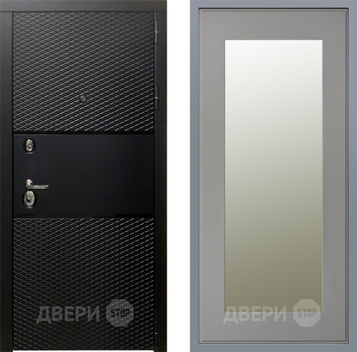 Дверь Заводские двери Тефлон Зеркало Модерн Грей софт в Ивантеевке