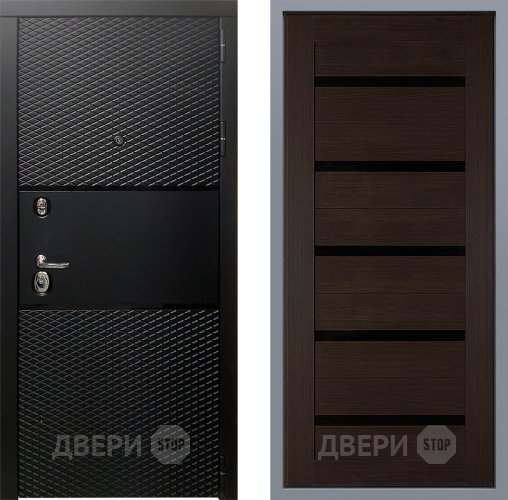 Дверь Заводские двери Тефлон СБ-1 орех тисненый в Ивантеевке