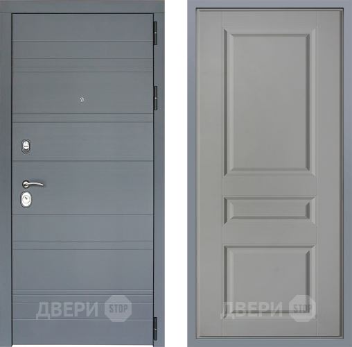 Дверь Заводские двери Лира Софт графит Стокгольм Грей софт в Ивантеевке