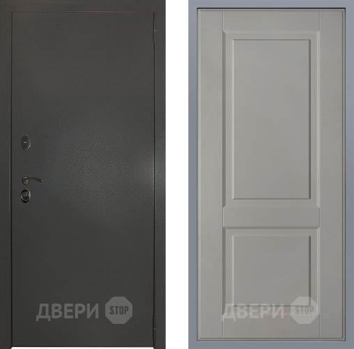 Дверь Заводские двери Эталон 3к антик серебро Доррен Грей софт в Ивантеевке