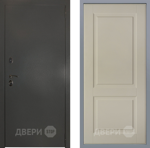 Дверь Заводские двери Эталон 3к антик серебро Доррен Шампань в Ивантеевке