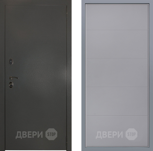 Дверь Заводские двери Эталон 3к антик серебро Тривия Грей софт в Ивантеевке