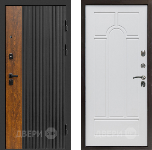Входная металлическая Дверь Престиж Prestizh Арка Белое дерево в Ивантеевке