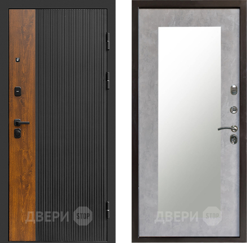 Дверь Престиж Prestizh Зеркло Пастораль Бетон светлый в Ивантеевке