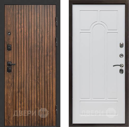 Входная металлическая Дверь Престиж Tvist Арка Белое дерево в Ивантеевке